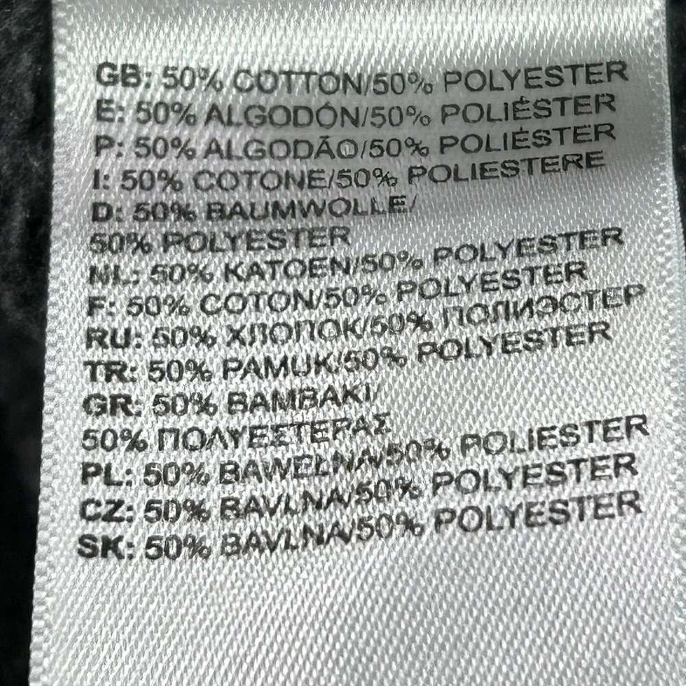 The North Face Hoodie Mens Medium Gray Pullover‎ Fleece Yellow Logo Sweatshirt
